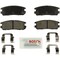 Bosch Blue Disc Brak Disc Brake Pads, Be580H BE580H - alternate 1